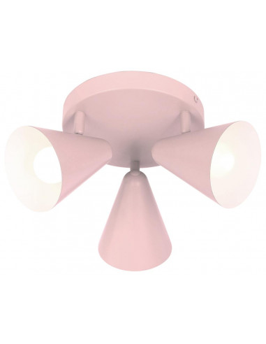 CANDELLUX AMOR LAMPA SUFITOWA PLAFON 3X40W E14 JASNY RÓŻ 98-68811