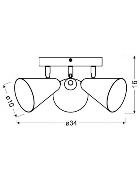 CANDELLUX AMOR LAMPA SUFITOWA PLAFON 3X40W E14 JASNY RÓŻ 98-68811