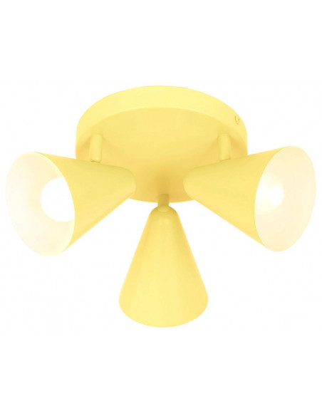 CANDELLUX AMOR LAMPA SUFITOWA PLAFON 3X40W E14 BANANOWY 98-68828