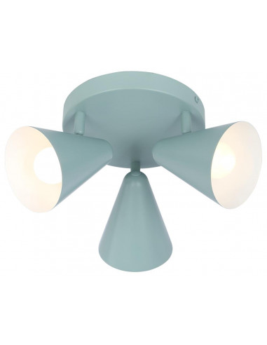CANDELLUX AMOR LAMPA SUFITOWA PLAFON 3X40W E14 SZARY MAT 98-63328