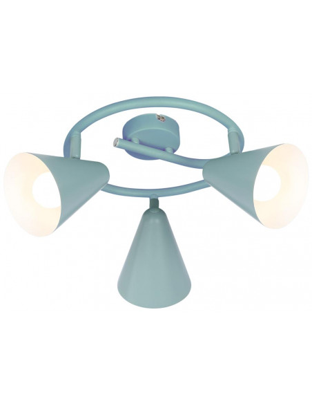CANDELLUX AMOR LAMPA SUFITOWA SPIRALA 3X40W E14 SZARY MAT 98-63359