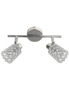 CANDELLUX YORK LAMPA SUFITOWA LISTWA 2X40W G9 CHROM 92-97395