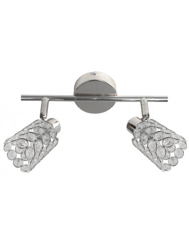 CANDELLUX YORK LAMPA SUFITOWA LISTWA 2X40W G9 CHROM 92-97395