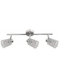 CANDELLUX YORK LAMPA SUFITOWA LISTWA 3X40W G9 CHROM 93-00101