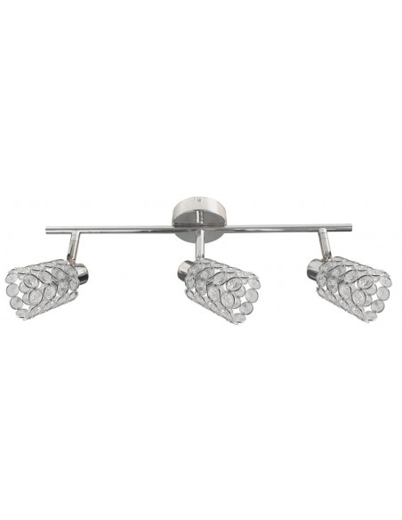 CANDELLUX YORK LAMPA SUFITOWA LISTWA 3X40W G9 CHROM 93-00101