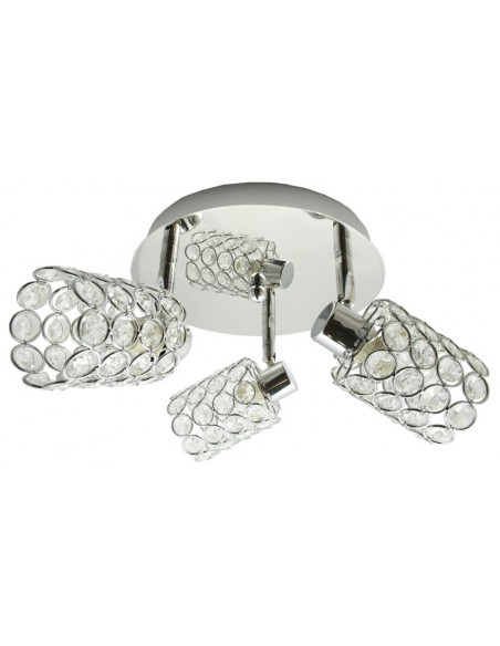 CANDELLUX YORK LAMPA SUFITOWA PLAFON 3X40W G9 CHROM 98-00125