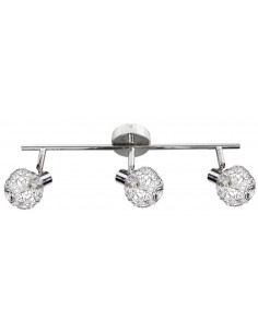 CANDELLUX COLLAR LAMPA SUFITOWA LISTWA 3X40W G9 CHROM 93-13668