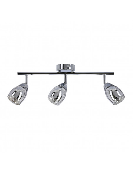 CANDELLUX MILTON LAMPA SUFITOWA LISTWA 3X10W E14 LED CHROM 93-61294