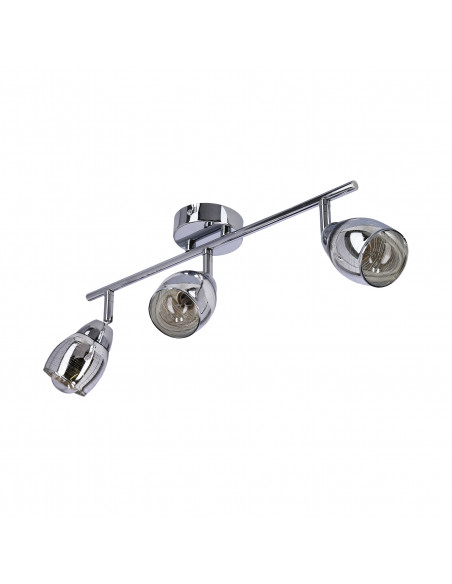 CANDELLUX MILTON LAMPA SUFITOWA LISTWA 3X10W E14 LED CHROM 93-61294