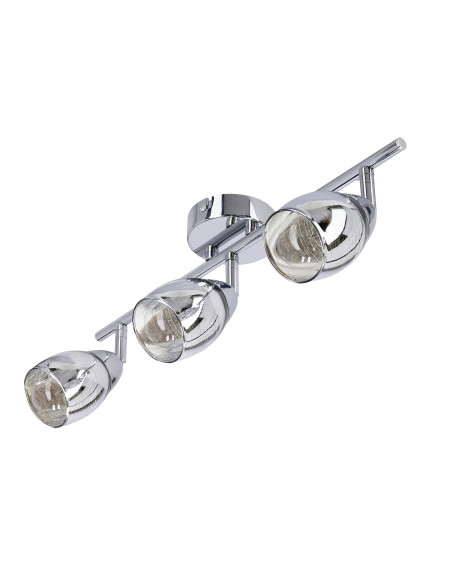 CANDELLUX MILTON LAMPA SUFITOWA LISTWA 3X10W E14 LED CHROM 93-61294