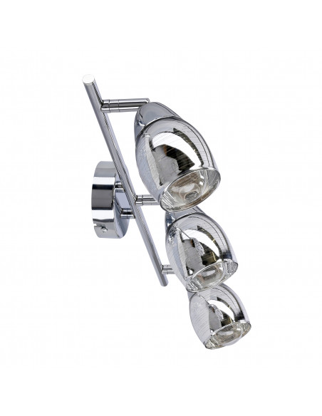 CANDELLUX MILTON LAMPA SUFITOWA LISTWA 3X10W E14 LED CHROM 93-61294