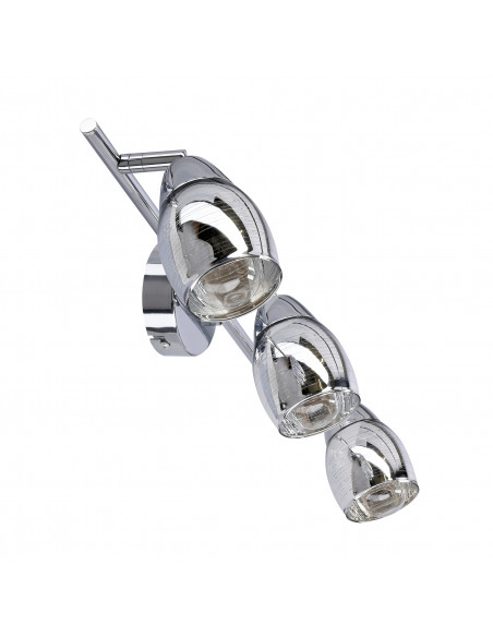 CANDELLUX MILTON LAMPA SUFITOWA LISTWA 3X10W E14 LED CHROM 93-61294