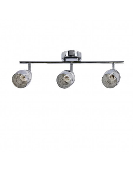 CANDELLUX MILTON LAMPA SUFITOWA LISTWA 3X10W E14 LED CHROM 93-61294