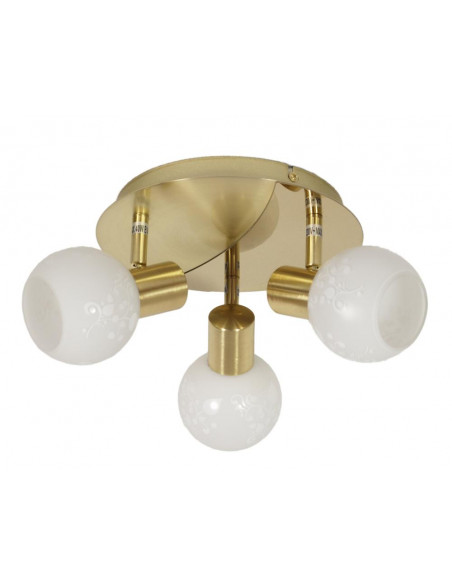 CANDELLUX AVILA LAMPA SUFITOWA PLAFON 3X40W E14 MOSIĄDZ 98-07131