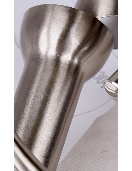 CANDELLUX ARC LAMPA SUFITOWA SPIRALA 3X40W E14 SATYNA NIKIEL 98-63304