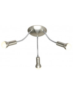 CANDELLUX ARC LAMPA SUFITOWA PLAFON 3X40W E14 SATYNA NIKIEL 98-63311