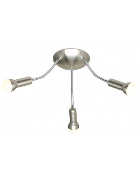 CANDELLUX ARC LAMPA SUFITOWA PLAFON 3X40W E14 SATYNA NIKIEL 98-63311