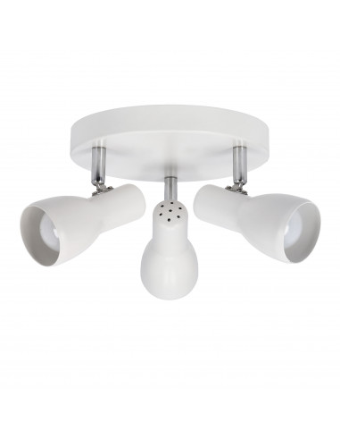 CANDELLUX PICARDO LAMPA SUFITOWA PLAFON 3X40W E14 BIAŁY MAT 98-44204
