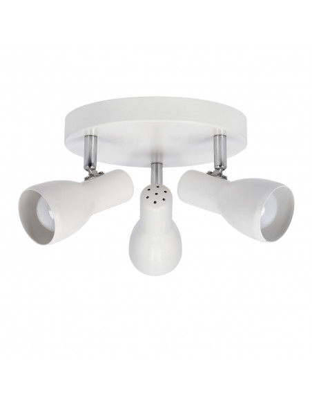 CANDELLUX PICARDO LAMPA SUFITOWA PLAFON 3X40W E14 BIAŁY MAT 98-44204