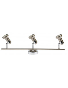 CANDELLUX ARKON LAMPA SUFITOWA LISTWA 3X50W GU10 SAT NIKIEL+CHROM BEZ ŻARÓWEK 93-59598