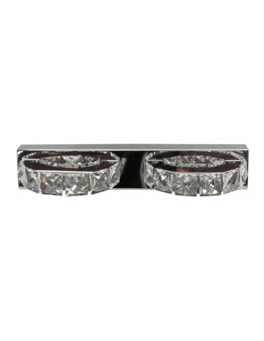 CANDELLUX SHIPI LAMPA KINKIET 2X3W LED KRYSZTAŁKI STAL NIERDZEWNA 22-45300