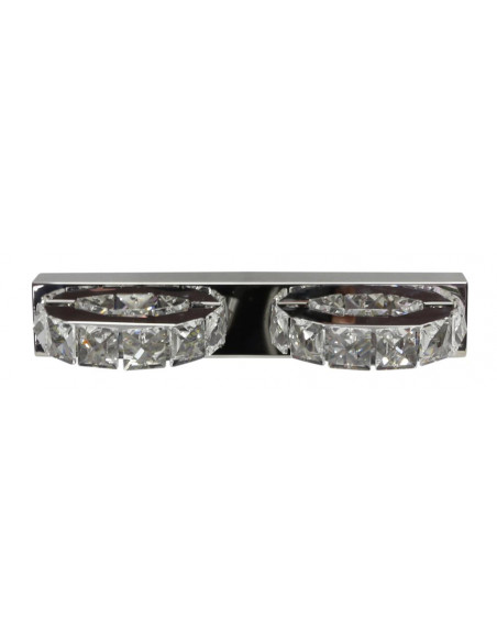 CANDELLUX SHIPI LAMPA KINKIET 2X3W LED KRYSZTAŁKI STAL NIERDZEWNA 22-45300