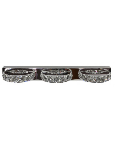 CANDELLUX SHIPI LAMPA KINKIET 3X3W LED KRYSZTAŁKI STAL NIERDZEWNA 23-45324