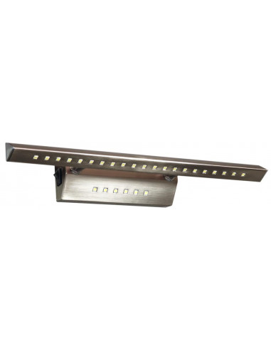 CANDELLUX FORTE LED 3 LAMPA KINKIET 7W LED RURKA TRÓJKĄTNA Z WYŁĄCZNIKIEM SATYNA 20-27023