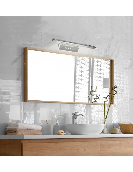 CANDELLUX FORTE LED 3 LAMPA KINKIET 7W LED RURKA TRÓJKĄTNA Z WYŁĄCZNIKIEM CHROM 20-27030