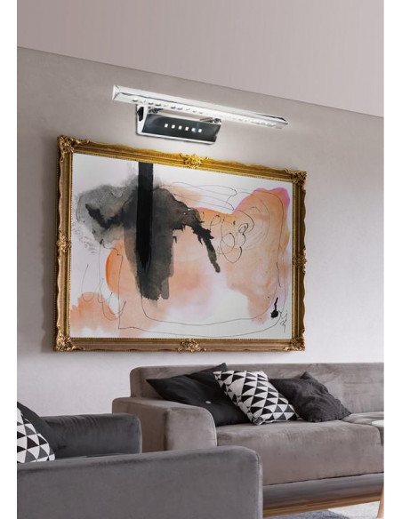 CANDELLUX FORTE LED 3 LAMPA KINKIET 7W LED RURKA TRÓJKĄTNA Z WYŁĄCZNIKIEM CHROM 20-27030