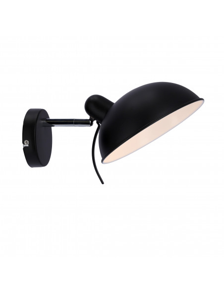 CANDELLUX DURIO LAMPA KINKIET 1X40W E14 CZARNY 21-53589