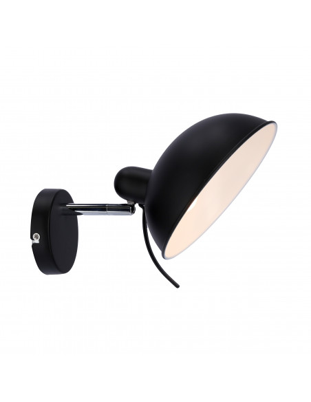 CANDELLUX DURIO LAMPA KINKIET 1X40W E14 CZARNY 21-53589