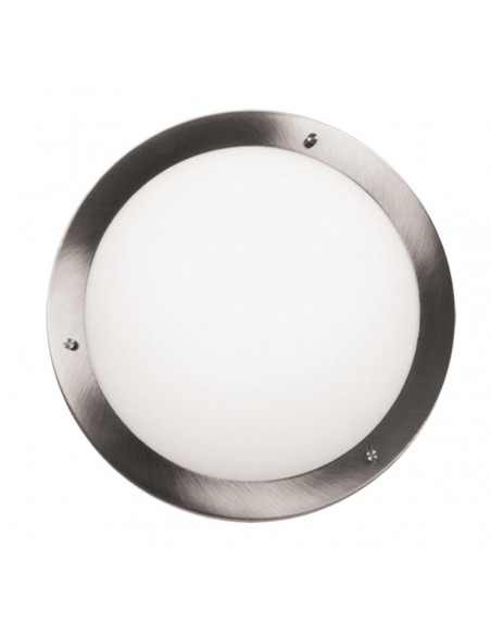 CANDELLUX AQUILA LAMPA SUFITOWA PLAFON 32 1X60W E27 SATYNA NIKIEL IP44 13-84197
