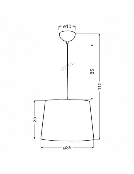 CANDELLUX ORLANDO LAMPA WISZĄCA 35 WIATRAK 1X60W E27 BIAŁY 31-49131