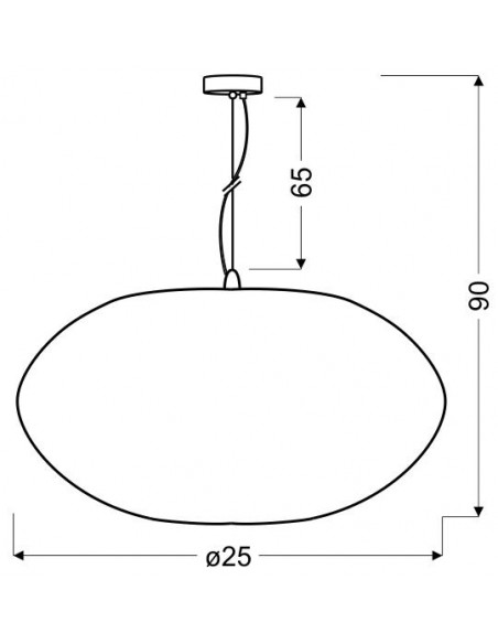 CANDELLUX PINIA LAMPA WISZĄCA 25 1X60W E27 31-13408