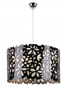 CANDELLUX SIMONA 2 LAMPA WISZĄCA 40X120 3X40W E14 CZARNY 33-87174