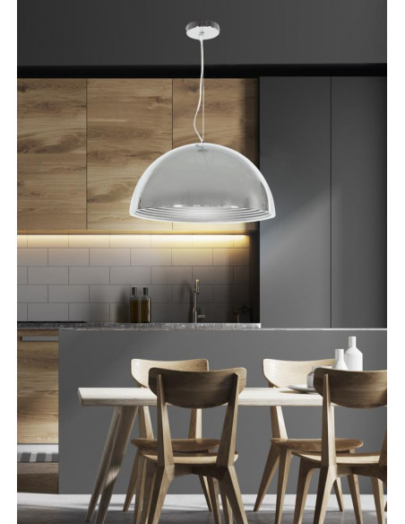 CANDELLUX DORADA LAMPA WISZĄCA 30 1X60W E27 CHROM 31-26361