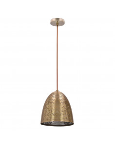 CANDELLUX SFINKS LAMPA WISZĄCA 20/21 STOŻEK 1X60W E27 AŻUROWY PATYNA 31-43306