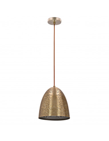 CANDELLUX SFINKS LAMPA WISZĄCA 20/21 STOŻEK 1X60W E27 AŻUROWY PATYNA 31-43306