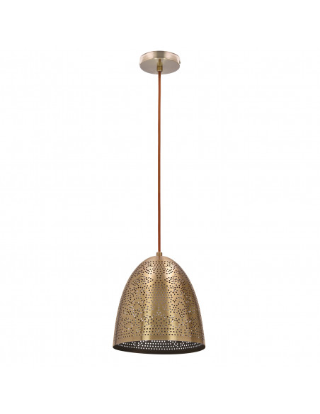CANDELLUX SFINKS LAMPA WISZĄCA 20/21 STOŻEK 1X60W E27 AŻUROWY PATYNA 31-43306