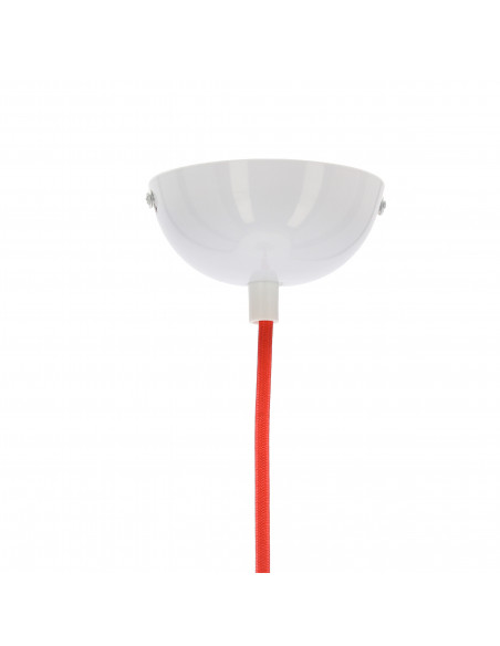 CANDELLUX ROBINSON LAMPA WISZĄCA 26 1X60W E27 BIAŁY / WNĘTRZE ŻÓŁTE 31-37695