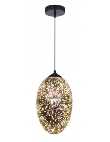 CANDELLUX GALACTIC 1 LAMPA WISZĄCA 20 1X60W E27 3D 31-56122