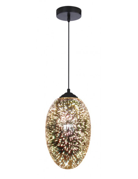 CANDELLUX GALACTIC 1 LAMPA WISZĄCA 20 1X60W E27 3D 31-56122