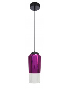 CANDELLUX TUBE LAMPA WISZĄCA 13 1X60W E27 FIOLETOWY 31-51288