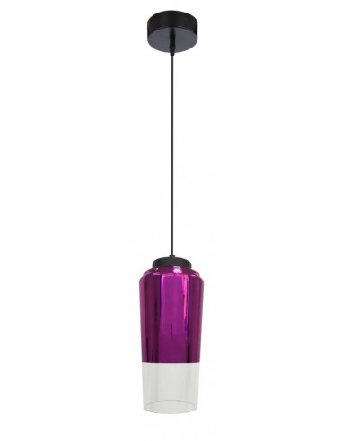 CANDELLUX TUBE LAMPA WISZĄCA 13 1X60W E27 FIOLETOWY 31-51288