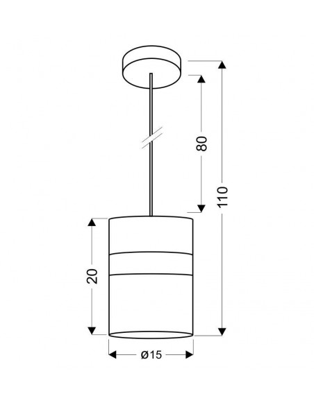 CANDELLUX BRANDO LAMPA WISZĄCA 15 1X60W E27 CHROM / TRANSPARENT 31-28044