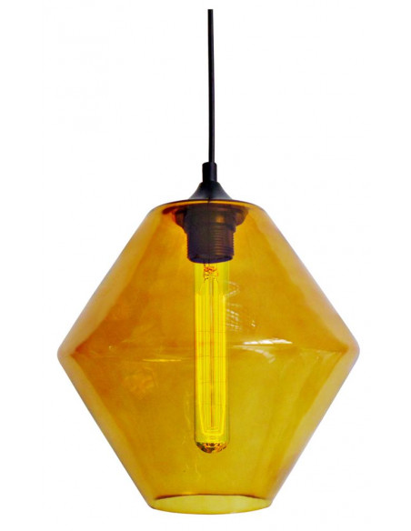 CANDELLUX BREMEN LAMPA WISZĄCA 20 1X60W E27 KLOSZ POMARAŃCZOWY + ŻARÓWKA 31-36223