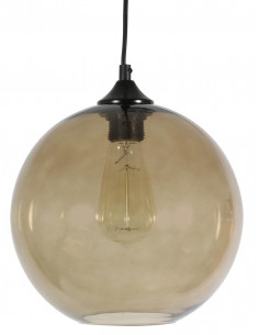 CANDELLUX EDISON LAMPA WISZĄCA 25 1X60W E27 BRĄZOWY + ŻARÓWKA 31-28259