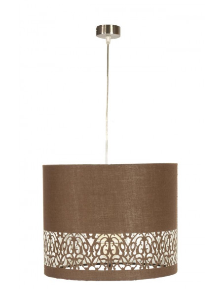 CANDELLUX ARABESCA LAMPA WISZĄCA 33X33X24 1X60W E27 BRĄZ (ABAŻUR 77-19274 Z ZAWIESIEM 85-10608) 31-19519