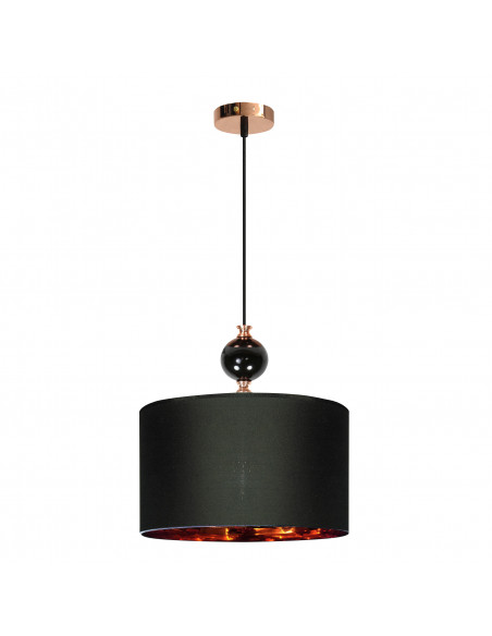 CANDELLUX MELBA LAMPA WISZĄCA 1X60W E27 CZARNY 31-39385